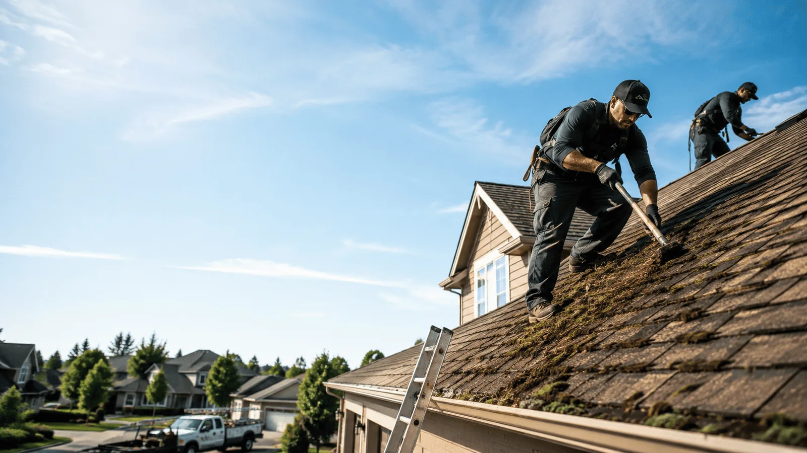 Roof Moss Removal in Long Beach, WA near me